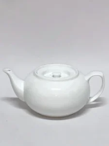 LRGE FLAT WHITE TEAPOT