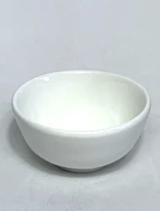 WHITE CERAMIC BOWL 4.5"