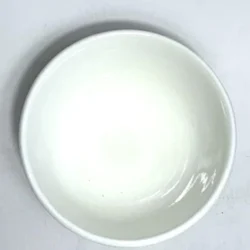 Alternative view of WHITE CERAMIC BOWL 4.5"